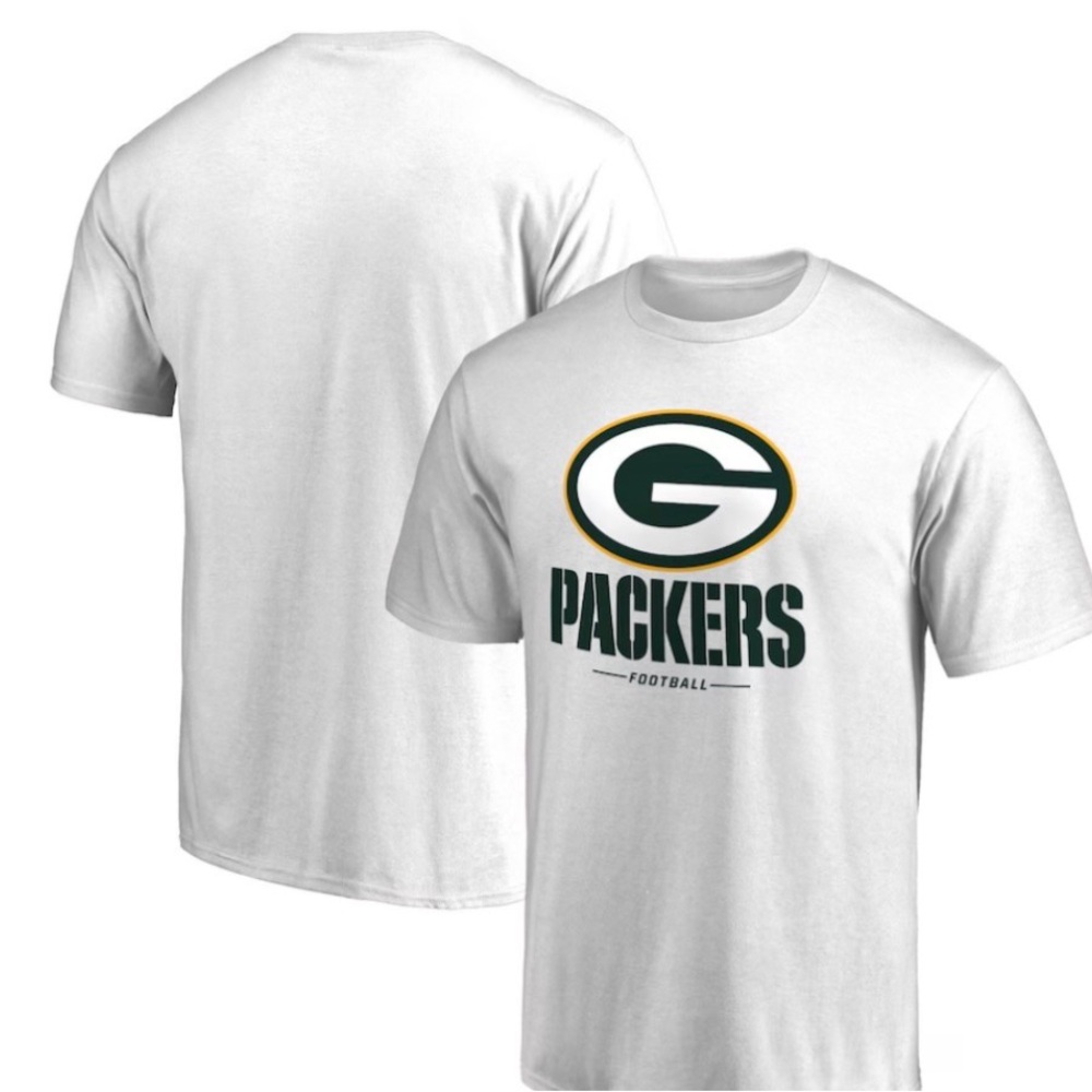 Green Bay Packers White T-Shirt | Brand New With Tags | Size: Large